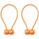 Chenshia Magnetic Curtain Clip Curtain Rope HoldersTieback - Orange: 