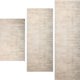 Chenshia 3 Piece Non-Slip Kitchen Rug Washable Comfort Hallway Floor Mats - Alabaster Sand: 
