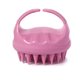 Shampoo Brush Hair Scalp Massager - Silicone Wet Dry Hair Shampoo Brush - Pink: 