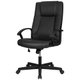 Deli Black Leather Office Executive Chair 600x720x1070-1160mm: 
