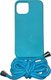 Crossbody Phone Case ? Apple iPhone 13 Mini (Aqua Blue): 