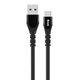 Sn�g 1.2m Silicone USB To Type C Cable (Black): 
