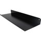 Parrot Slatted Panel Shelf - Black Steel (1200 x 200mm): 