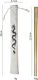 1 Pair Gold,,10 Set or Pair,Portable Non-slip Stainless Steel Utensil Set Laser Dragon Design Chopsticks Fork Spoon for Camping...