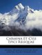 Carmina Et Cyli Epici Reliquae (Latin, Paperback): Homer, Wilhelm Dindorf, Karl Hentze