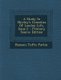 A Study in Shirley's Comedies of London Life, Issue 2 (Afrikaans, English, Paperback): Hanson Tufts Parlin