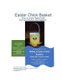 Easter Chick Basket PaperCraft - Easter Chick Basket PaperCraft (Paperback): Carol Lee Brunk