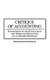 Critique of Accounting - Examination of the Foundations and Normative Structure of an Applied Discipline (Hardcover): Richard...