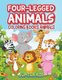 Four-Legged Animals - Coloring Books Animals (Paperback): Jupiter Kids