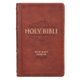 KJV Giant Print Bible with Thumb Index (Brown) (Large print, Leather / fine binding, Large type / large print edition): 