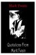 Quotations From Mark Twain (Paperback): Mark Twain