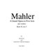 Mahler A Grand Opera in Five Acts Book III - After Mahler Act 5 (Paperback): Experiments in Musical Intelligence, David Cope