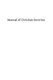 Manual of Christian Doctrine (Paperback): Brother Hermenegild Tosf
