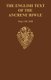 The English Text of the Ancrene Riwle Magdalene    College Cambridge MS. Pepys 2498 (Hardcover): A. Zettersten