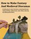 How to Make Fantasy and Medieval Dioramas (Paperback): Will Kalif