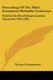 Proceedings Of The Third Ecumenical Methodist Conference - Held In City Road Chapel, London, September 1901 (1901) (Paperback):...