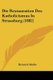 Die Restauration Des Katholicismus In Strassburg (1882) (German, Paperback): Heinrich M uller