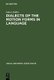 Dialects of the Motion Forms in Language (Hardcover, Orig.-Ausg. 1981 Budapest, Kiado. Reprint 2017): Janos Zsilka