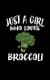 Just A Girl Who Loves Broccoli - Animal Nature Collection (Paperback): Marko Marcus