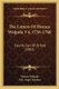 The Letters Of Horace Walpole V4, 1756-1760 - Fourth Earl Of Orford (1903) (Paperback): Horace Walpole