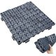 Ulti Max PP 30*30cm Interlocking Tiles (9pc) (Grey): 