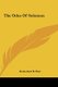 The Odes of Solomon (Hardcover): Rutherford H. Platt