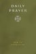 Daily Prayer (Leather / fine binding, New edition): 