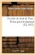 Faculte de Droit de Paris. These Pour Le Doctorat (French, Paperback): Emile-Charles-Didier Labiche