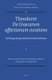 Theodoret, De Graecarum affectionum curatione - Heilung der griechischen Krankheiten (German, Greek, To, Hardcover): Clemens...
