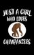 Just A Girl Who Loves Chimpanzees - Animal Nature Collection (Paperback): Marko Marcus