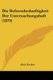 Die Reformbedurftigkeit Der Untersuchungshaft (1879) (German, Paperback): Alois Zucker