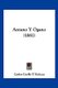 Antano Y Ogano (1881) (Spanish, Paperback): Carlos Coello y. Pacheco