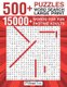500+ Puzzles Word Search Large Print - 15000+ Words for Fun Pastime Adults (Paperback): Smart Time