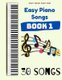 Easy Piano Songs Book 1 - 30 Songs (Paperback): Ben G. Tyers