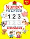 Number Tracing for Preschoolers - Kindergarten and Kids Ages 3-5, Handwriting Activity Math Workbook for Toddlers, Beginner...