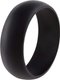 Killer Deals Wedding/Commitment/Exercise Silicone Ring for Men- Black - USA 8 RSA Q: 