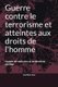 Guerre Contre Le Terrorisme Et Atteintes Aux Droits de l'Homme - Victimes de Restitution Et de D (French, Paperback):...