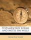 Testamentary forms and notes on wills (Paperback): George Fox Tucker