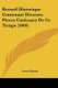Recueil Historique Contenant Diverses Pieces Curieuses De Ce Temps (1666) (French, Paperback): Louis Dumay