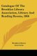 Catalogue Of The Brooklyn Library Association, Library And Reading Rooms, 1866 (Paperback): Brooklyn Library Association
