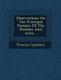 Observations on the Principal Diseases of the Rectum and Anus... (Paperback): Thomas Copeland