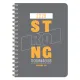 2026 Diary - Daily Planner - Strong and Courageous (Paperback): 