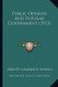 Public Opinion and Popular Government (1913) (Paperback): Abbott Lawrence Lowell