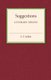 Suggestions - Literary Essays (Paperback): E. E. Kellett