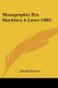 Monographie Des Machines A Laver (1884) (French, Paperback): Joseph Depierre