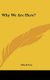Why We Are Here? (Hardcover): Gloria Lee
