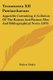 Testamenta XII Patriarcharum - Appendix Containing A Collation Of The Roman And Patmos Mss. And Bibliographical Notes (1879)...