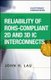 Reliability of RoHS-Compliant 2D and 3D IC Interconnects (Hardcover, Ed): John Lau
