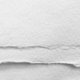 Khadi White Rag Paper - 150gsm - Medium (7x10cm)(20 Sheets): 