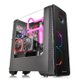 Thermaltake View 28 RGB Riing Edition Windowed ATX Mid-Tower Chassis (Black): 